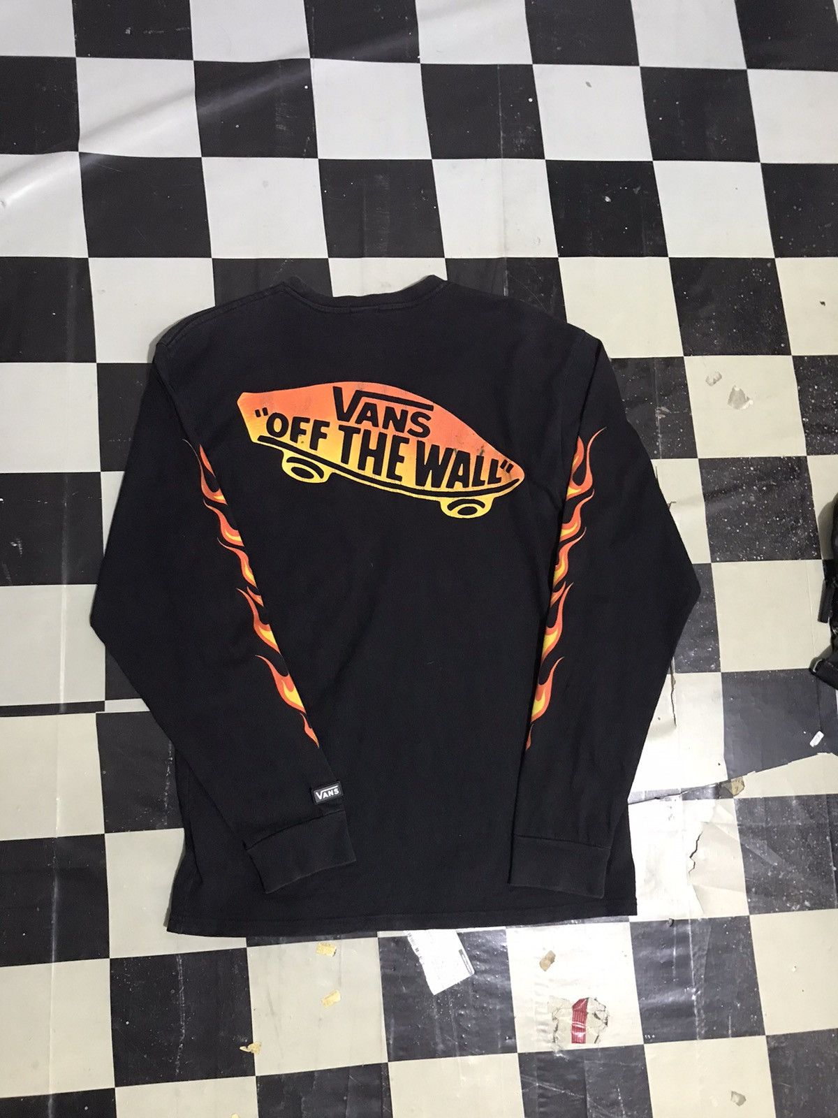 Vans × Wtaps Wtaps x Vans flame long sleeve tee | Grailed