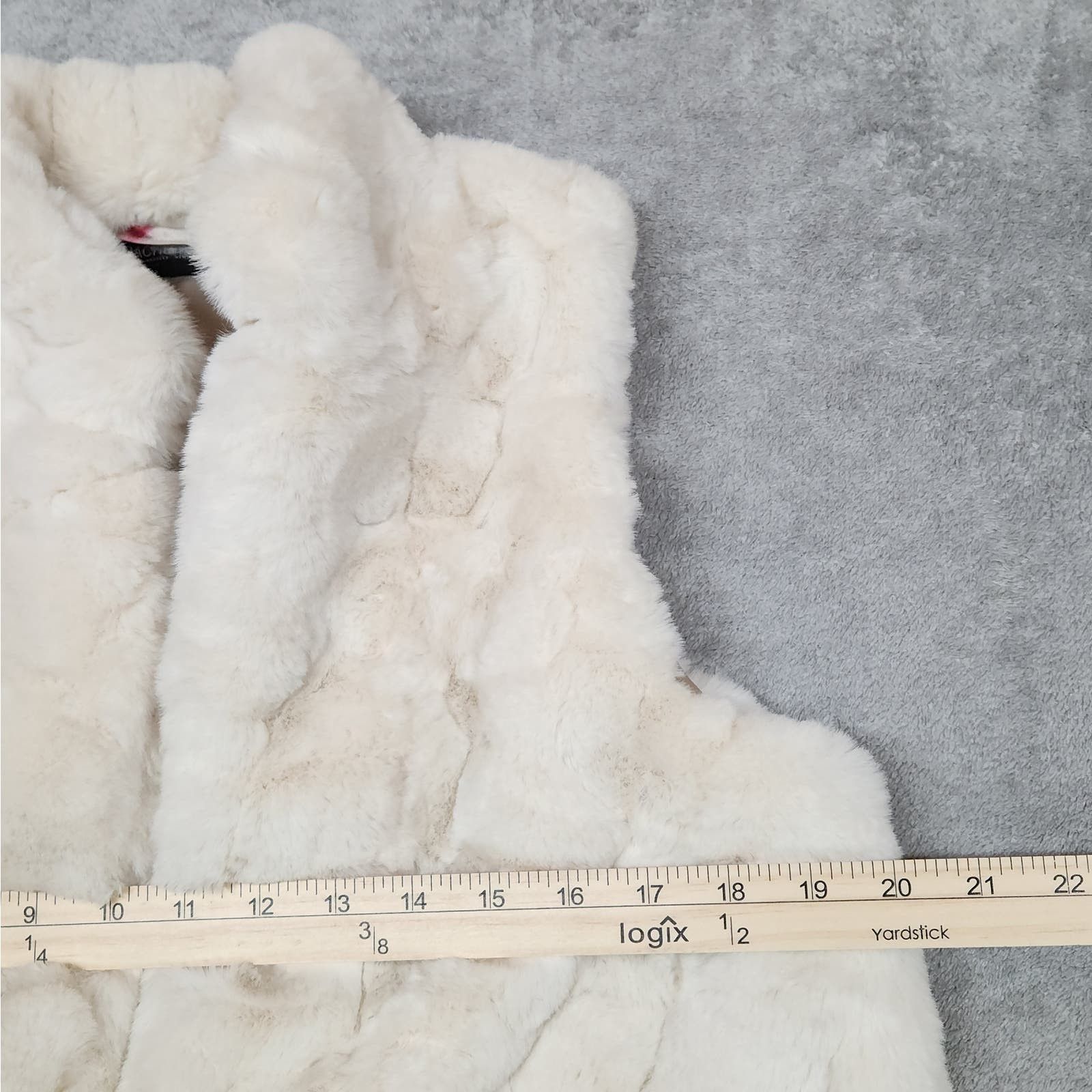 Rachel Zoe Rachel Zoe Vest Jacket Lined Mock Neck Faux Fur Medium Grailed