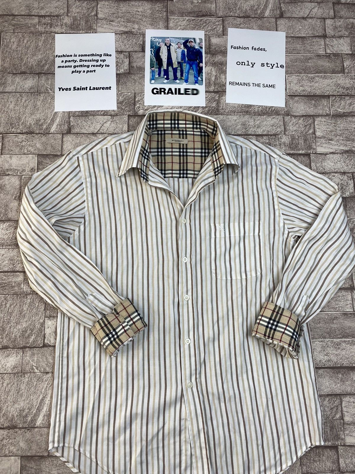 Burberry VINTAGE FLANNEL by Travis Scott style BURBERRY Size US L / EU 52-54 / 3 - 2 Thumbnail
