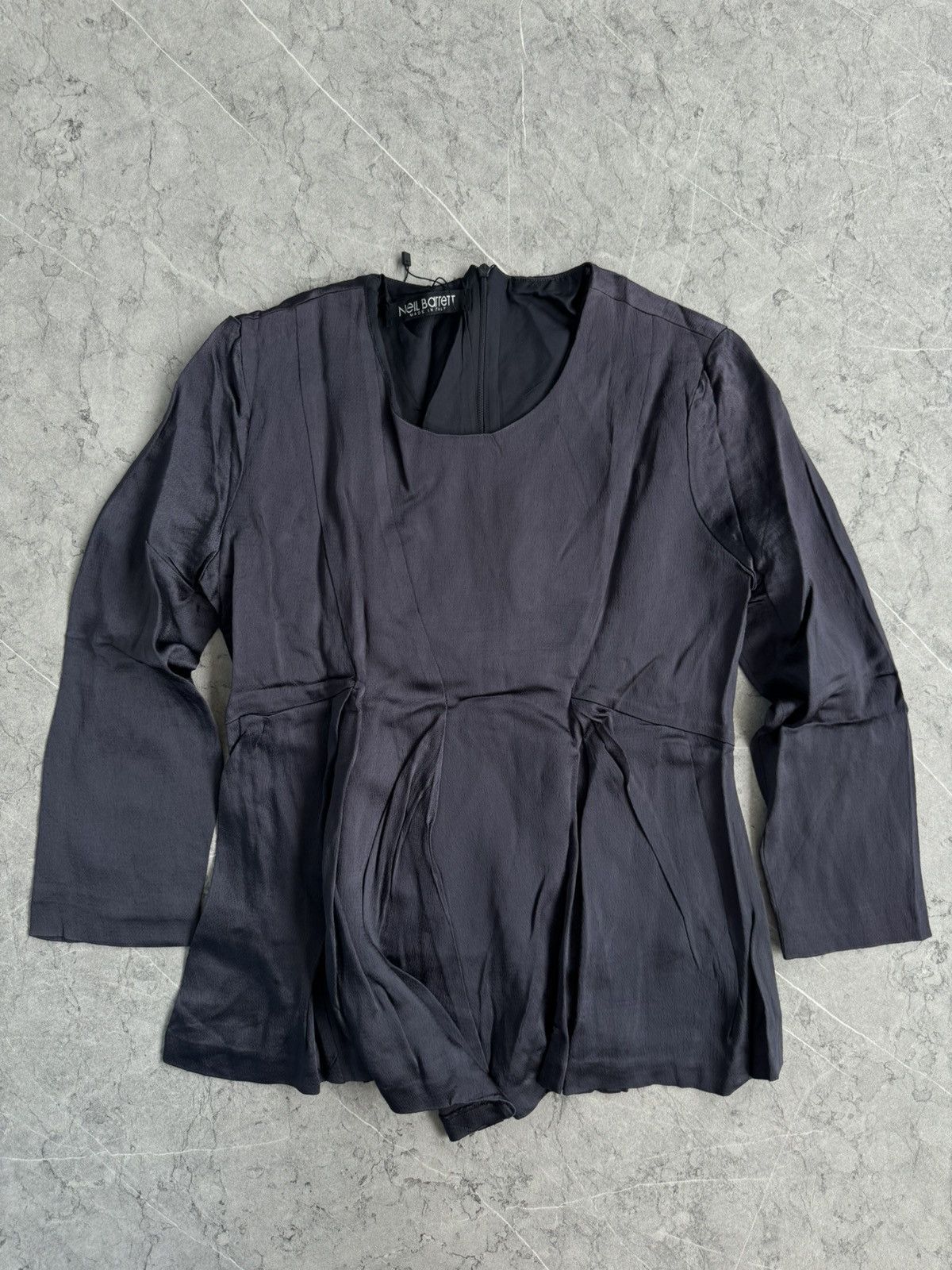 Neil Barrett NEIL BARRETT Draped Blouse Size XS / US 0-2 / IT 36-38 - 1 Thumbnail