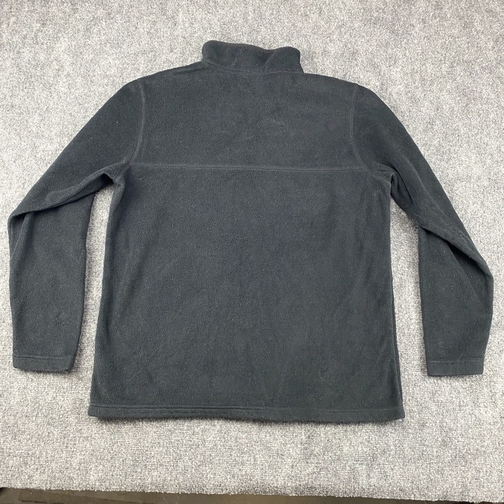 Vintage Columbia Sweatshirt Pullover Mens Large Black Fleece Snap Button Outdoor Hiking Mock Neck Long Sleeve Embroidered Logo Classic Polyester Size US L / EU 52-54 / 3 - 7 Thumbnail