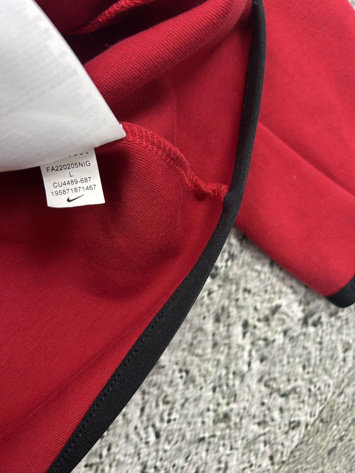Nike Nike tech fleece zip hoodie red Size US L / EU 52-54 / 3 - 5 Thumbnail