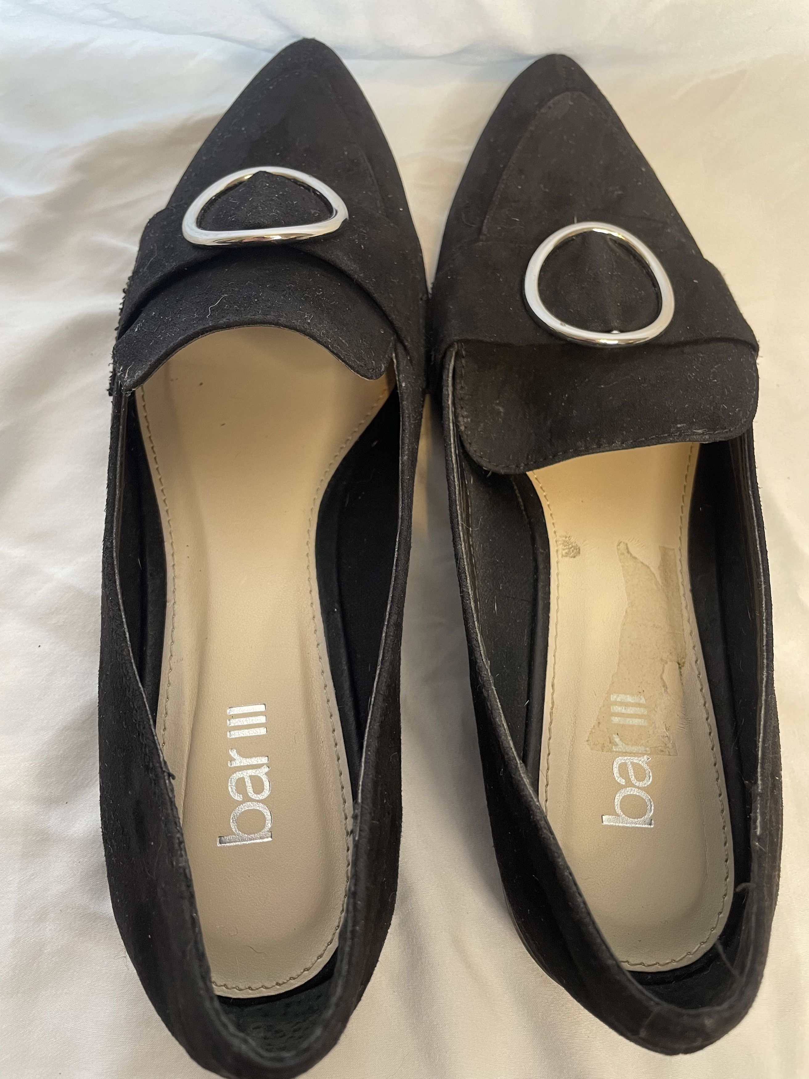 Bar III BAR III Black Accent Pointed Toe Block Heel Size US 8 / IT 38 - 5 Thumbnail