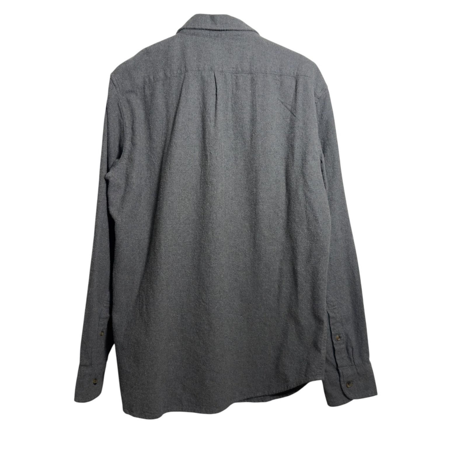 J.Crew J. Crew Classic Flannel Shirt Long Sleeve - Grey Size US L / EU 52-54 / 3 - 3 Thumbnail