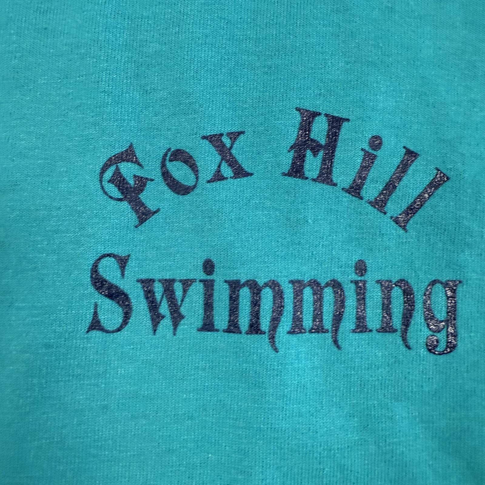 Fruit Of The Loom Vtg FOTL Single Stitch Fox Hill Swimming T-Shirt XL Size US L / EU 52-54 / 3 - 5 Thumbnail