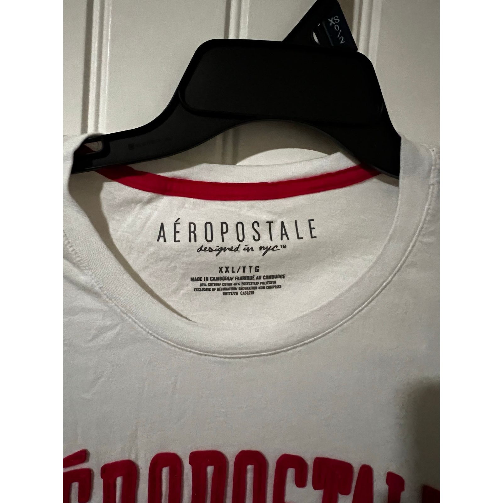 Aeropostale Aeropostale Appliqué aero embroidered Graphic Tee white XXL Size XXL / US 16-18 / IT 52-54 - 6 Thumbnail