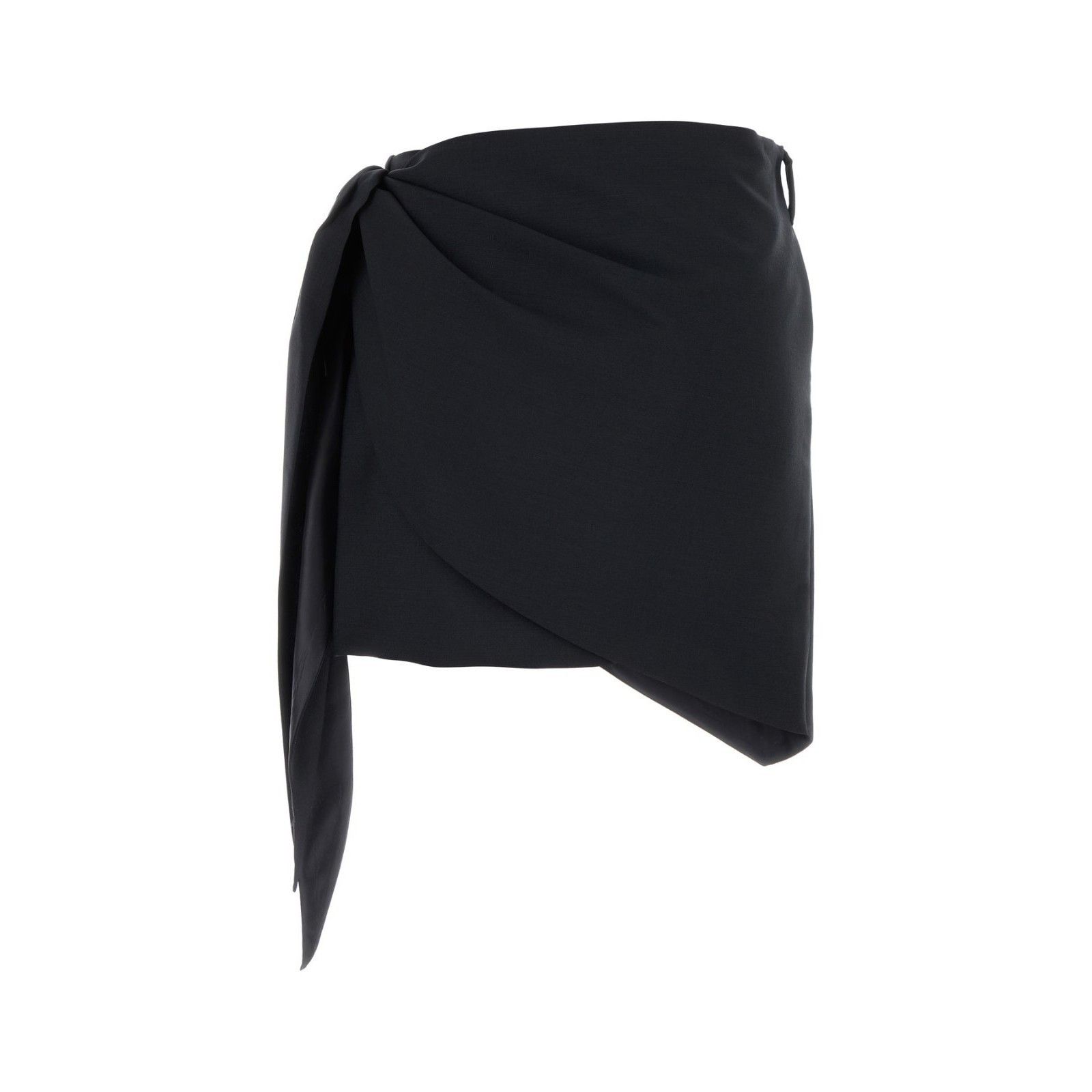 Prada PRADA Midnight Blue Mohair Blend Mini Skirt New & Authentic Size 25" / US 0 / IT 36 - 2 Thumbnail