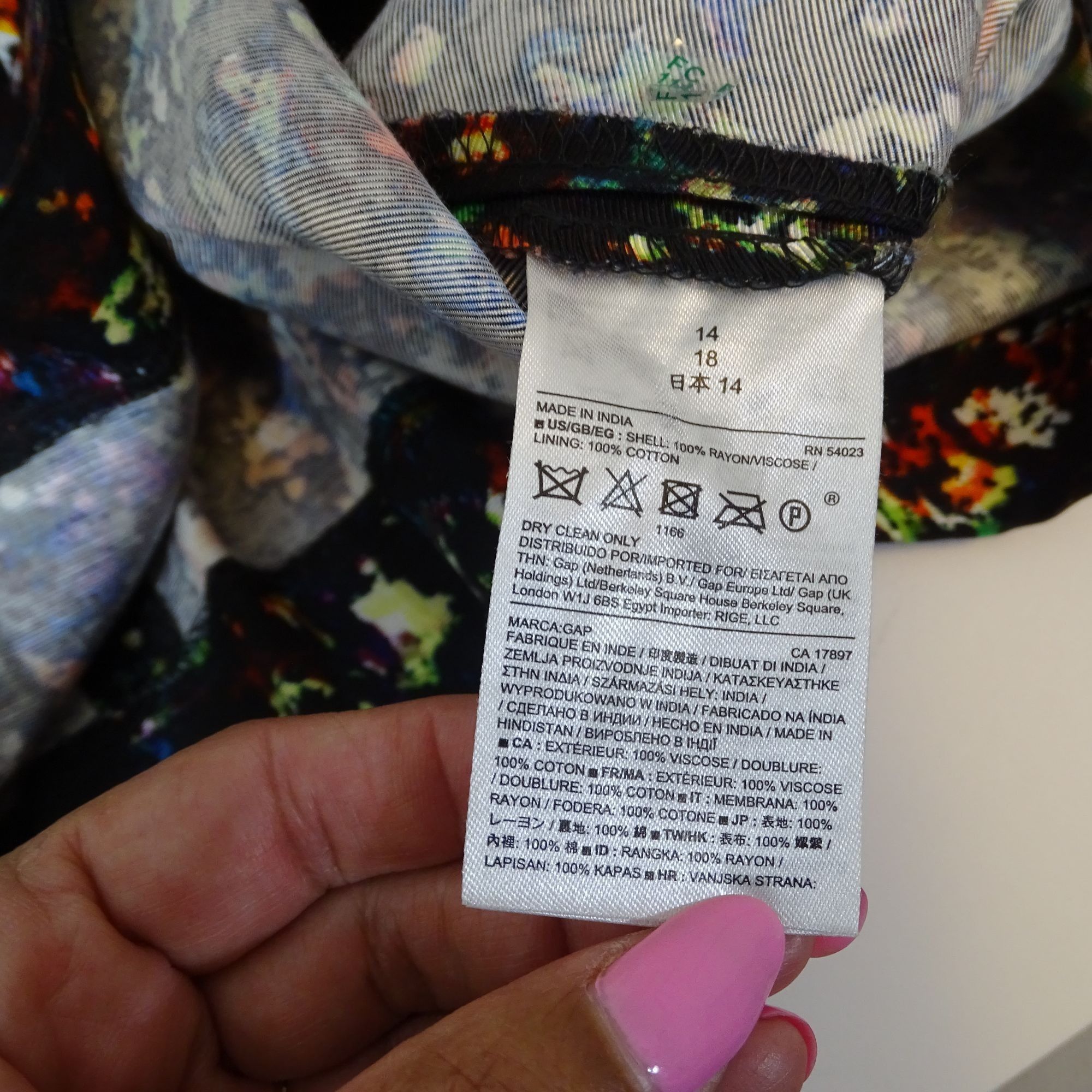 Gap Gap Floral Sleeveless Fit and Flare Pleated Dress Size 14 Size XL / US 12-14 / IT 48-50 - 7 Thumbnail