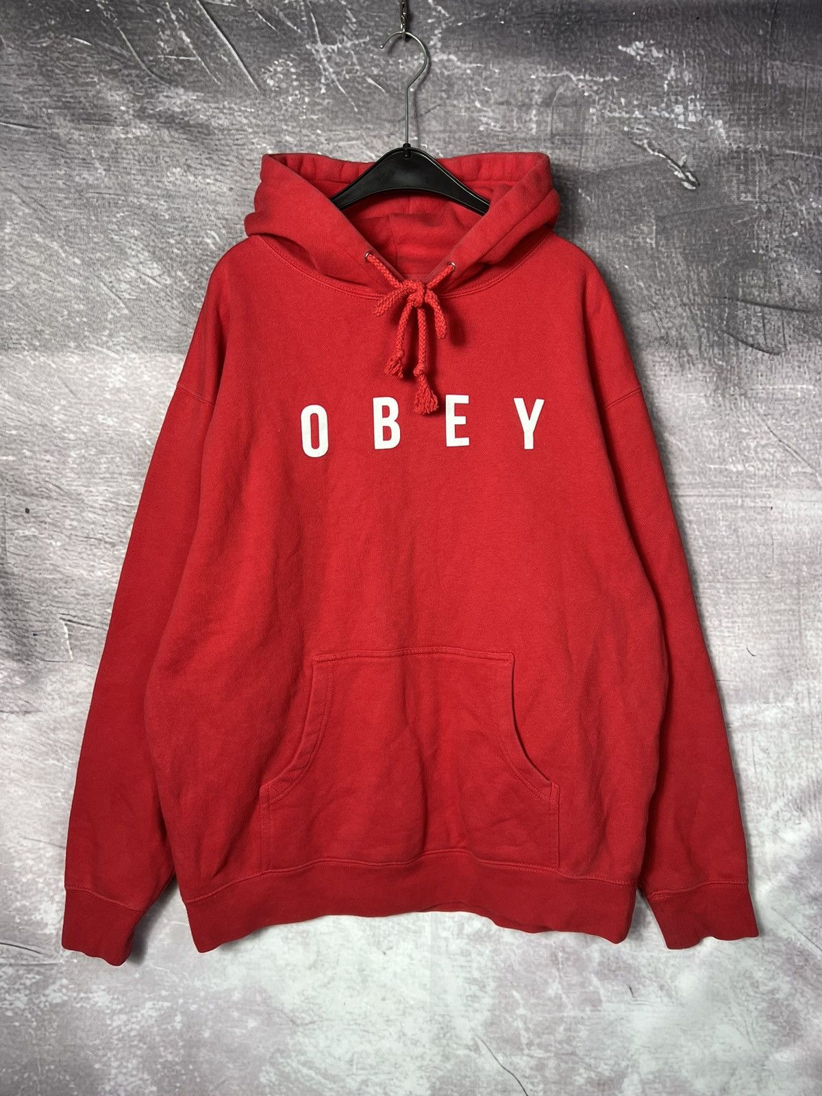 Vintage obey hoodie sale