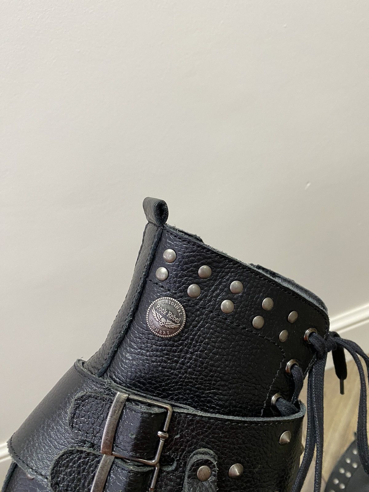 Rock & Republic × Vintage Vintage Rock Rebel Archival Punk Boots Size US 7 / EU 40 - 6 Thumbnail