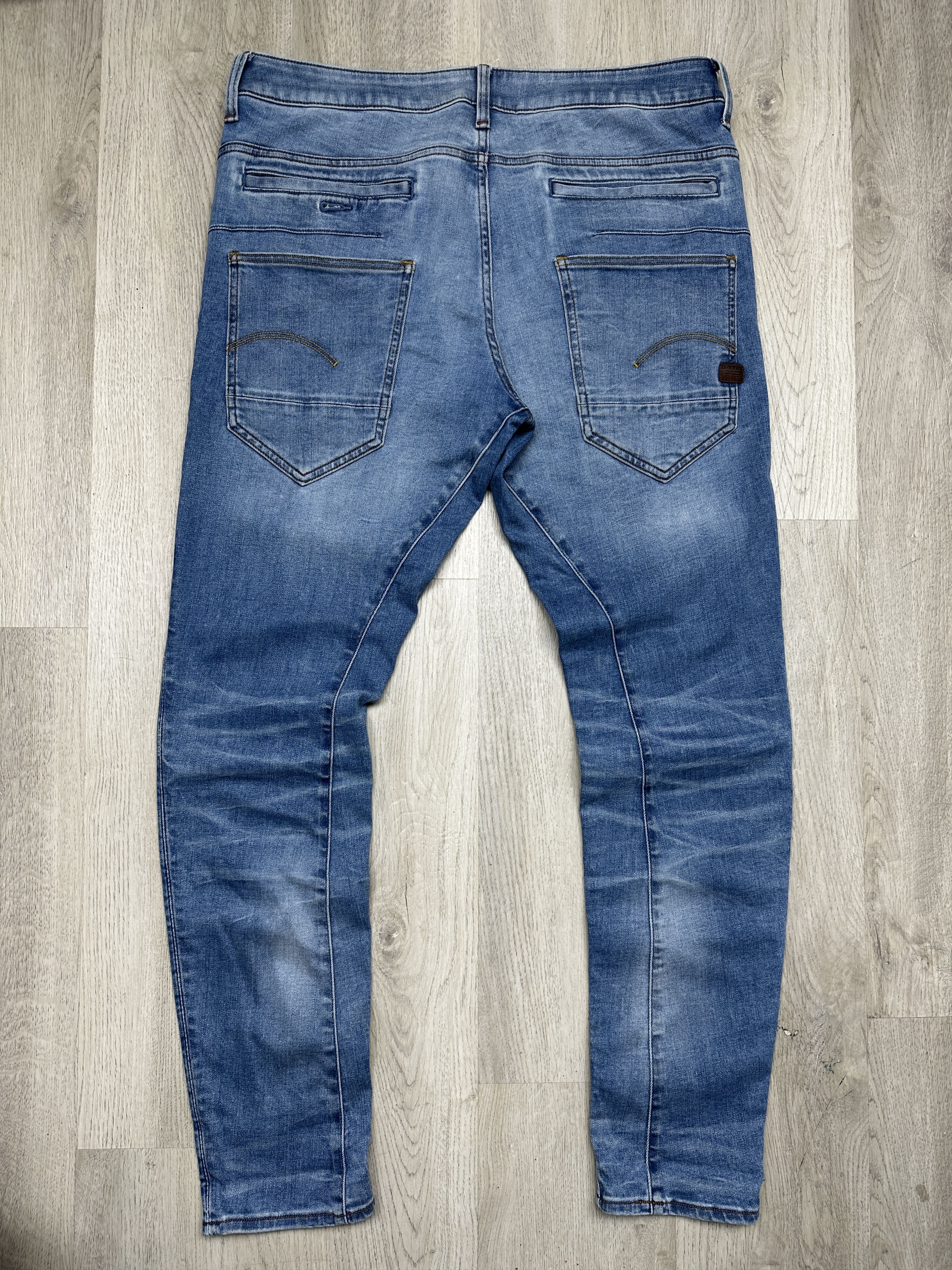 G-Star G Star Raw Mens D-Staq 3D Skinny Denim Pants Jeans Size US 33 - 10 Thumbnail