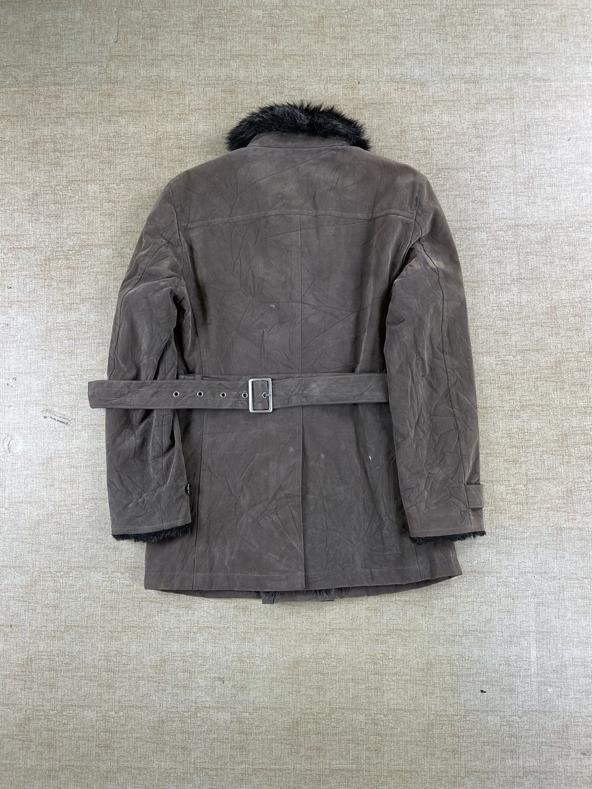 Le Grande Bleu (L.G.B.) × Tornado Mart × Vintage VINTAGE TORNADO MART Japanese Brand Faux Fur Collar Jacket Size US M / EU 48-50 / 2 - 4 Thumbnail