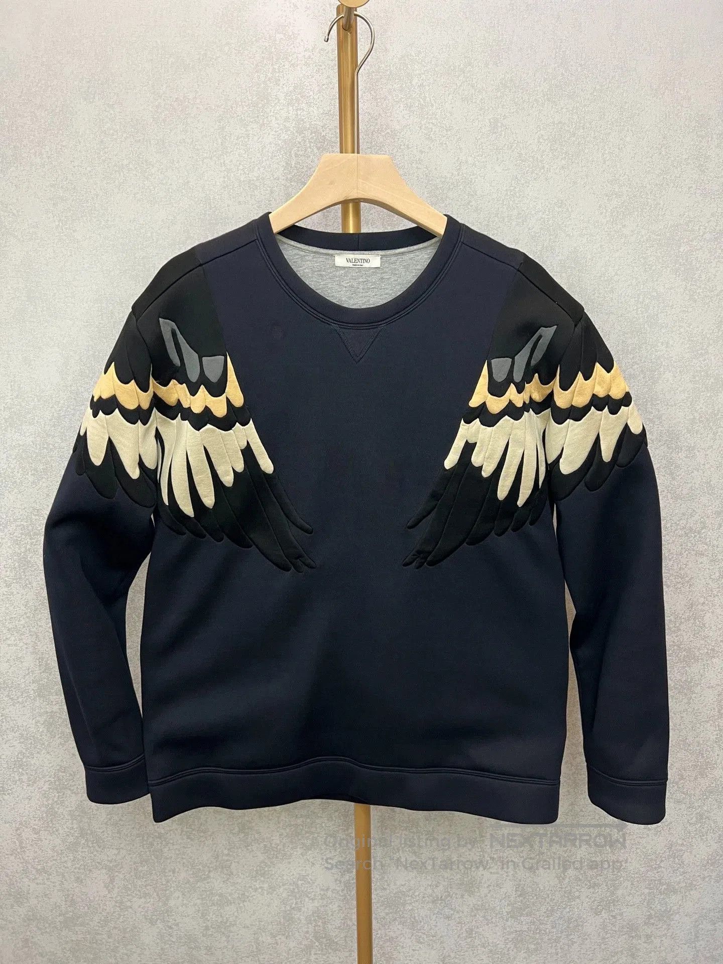 Valentino Valentino Eagle Patch Space Cotton Sweatshirt. Size US M / EU 48-50 / 2 - 1 Thumbnail