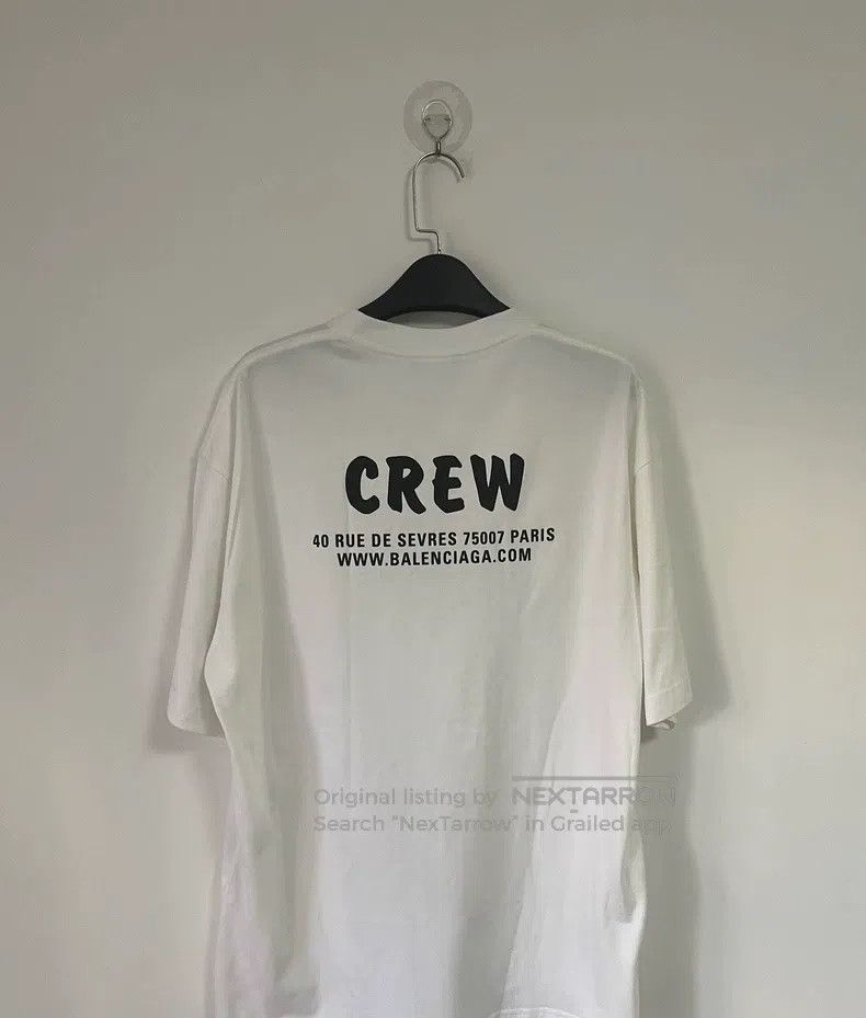 Balenciaga Balenciaga Crew White Short-Sleeve T-Shirt, Size XS Size US XS / EU 42 / 0 - 2 Thumbnail