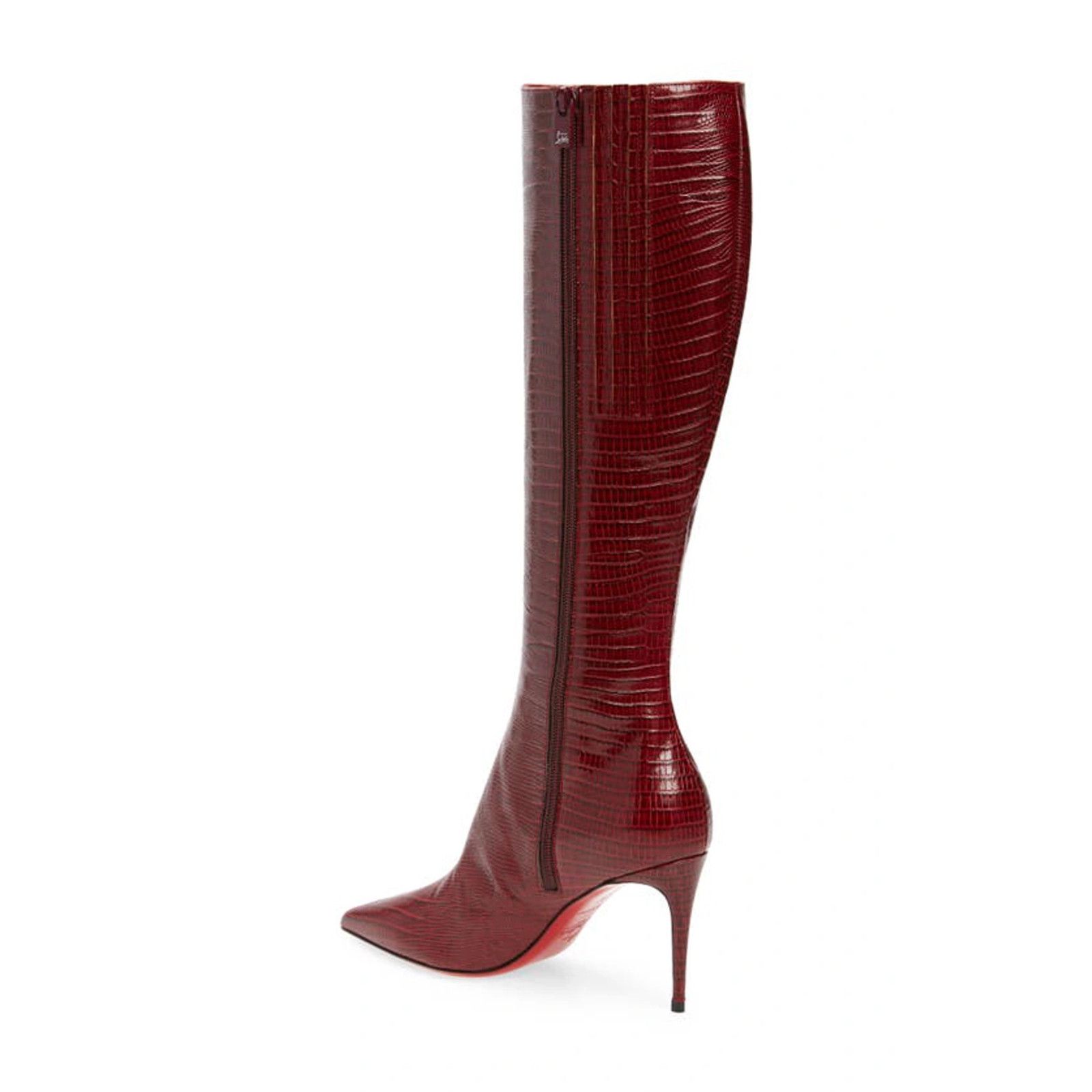 Christian Louboutin Christian Louboutin Kate Botta 85 Red Calf Lizzy Knee High Size US 10.5 / IT 40.5 - 7 Thumbnail