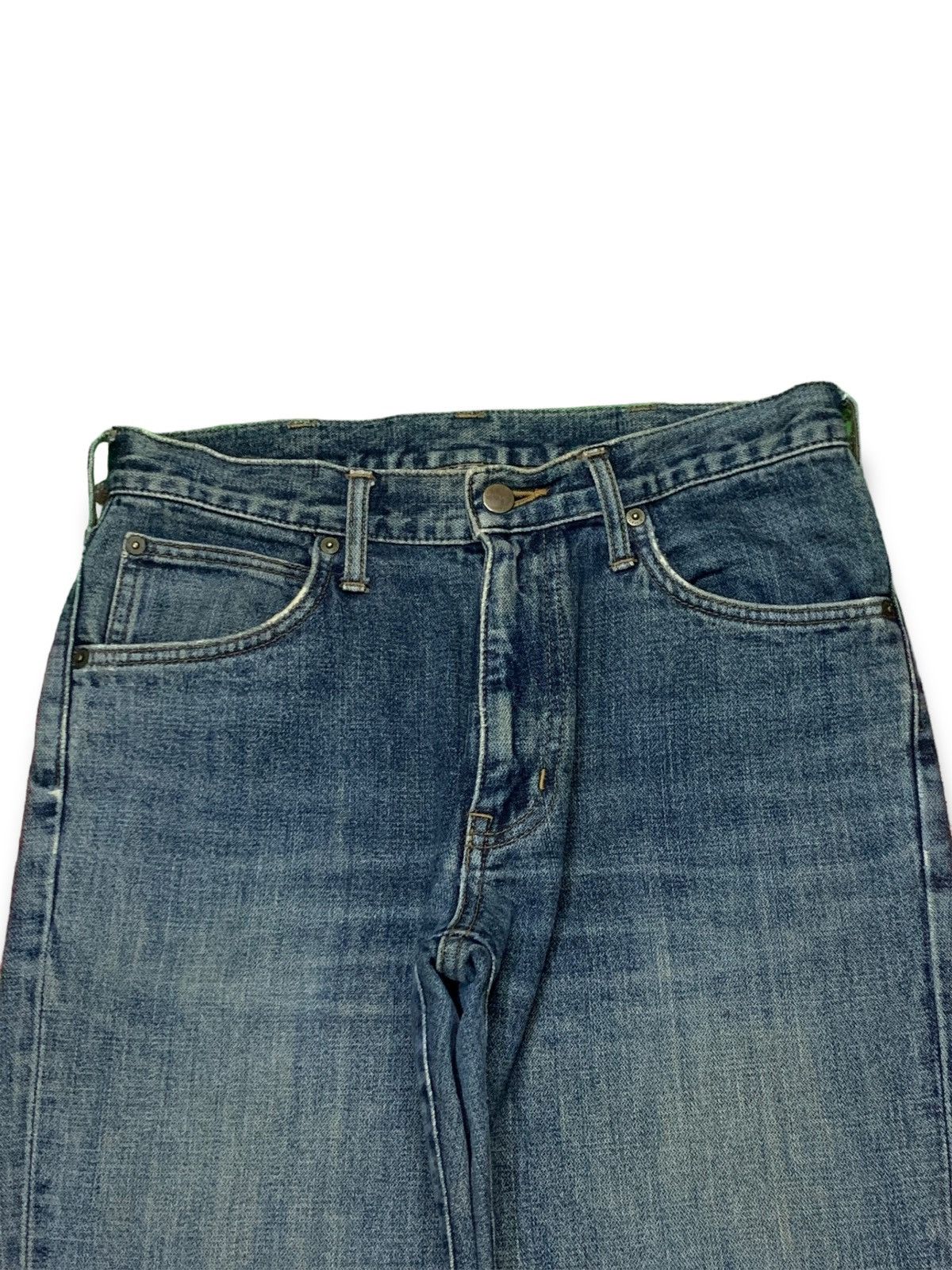 Wrangler SALES🔥Vintage Wrangler Mud Wash Distress Flare Style Jeans Size US 30 / EU 46 - 4 Thumbnail
