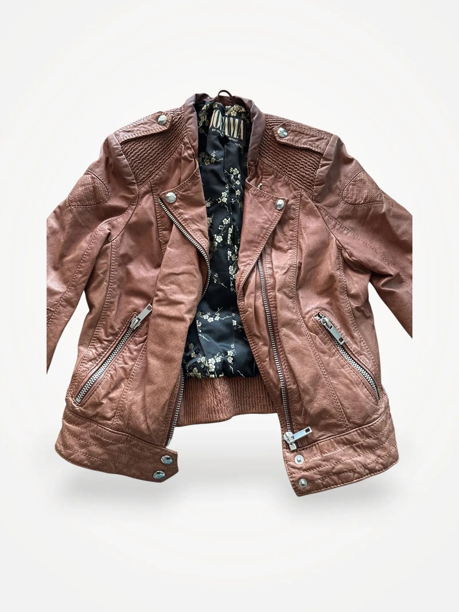 JOFAMA Jofama Leather Jacket Size XS / US 0-2 / IT 36-38 - 1 Thumbnail