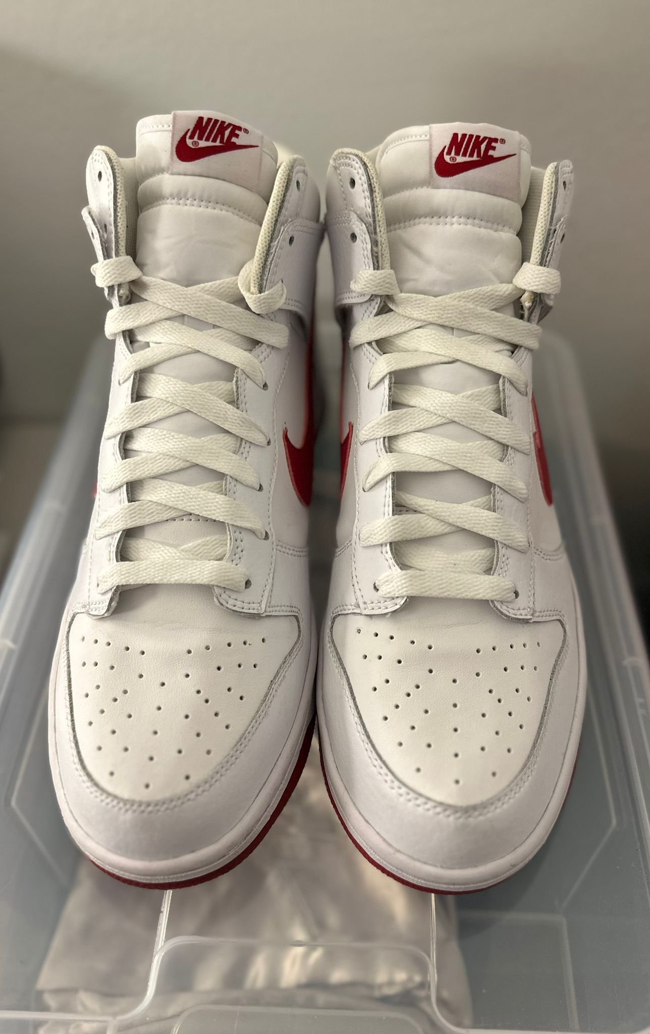 Nike Dunk High 'White Gym Red' Size US 11 / EU 44 - 2 Thumbnail