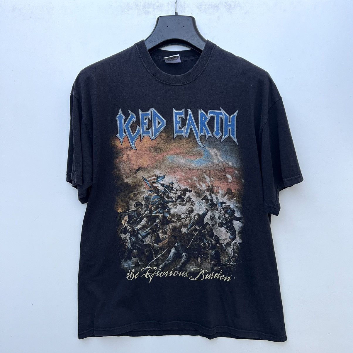 Band Tees × Vintage Vintage 2004 iced earth the glorious burden tour Size US XL / EU 56 / 4 - 1 Thumbnail