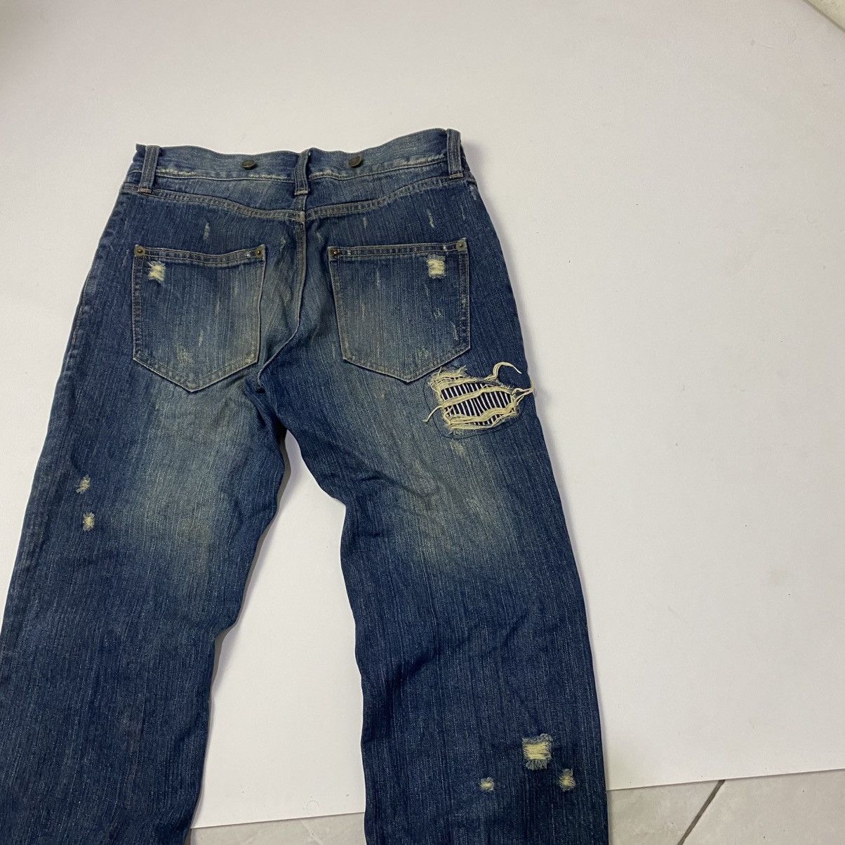 Beauty Beast 💣Delete today Distressed Kurt Cobain style jeans Size US 33 - 4 Thumbnail
