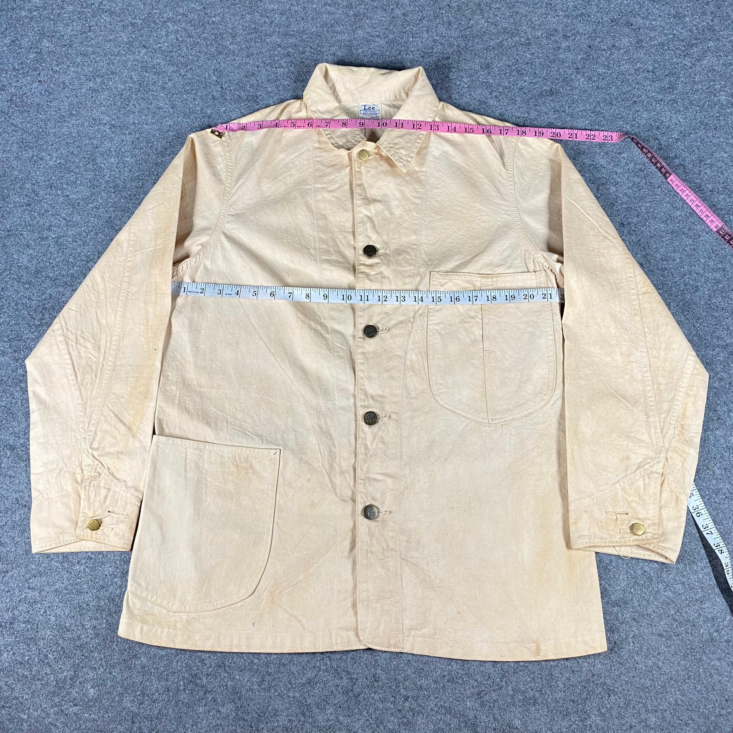 Lee Vintage 90s Union Made Lee Workwear Denim Jacket Size US L / EU 52-54 / 3 - 5 Thumbnail
