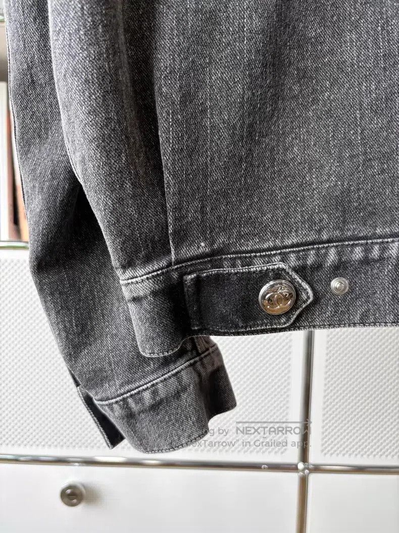 Chanel Chanel Gray denim back logo jacket Size XS / US 0-2 / IT 36-38 - 3 Thumbnail