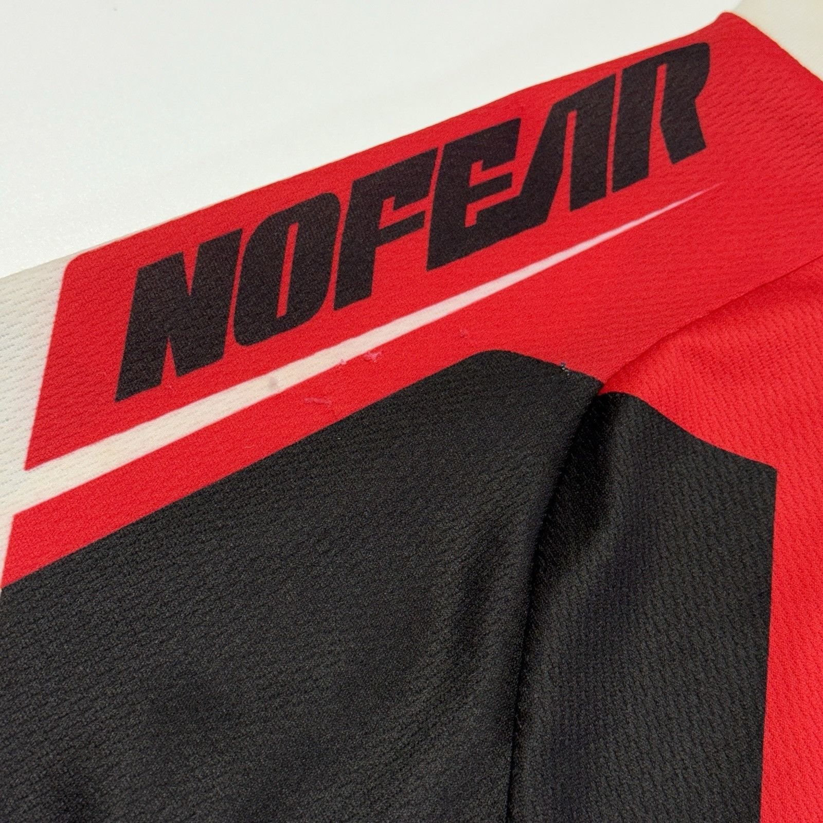 No Fear Vintage No Fear MX Racing Jersey Mens M White/Red Long Sleev Size US M / EU 48-50 / 2 - 9 Thumbnail