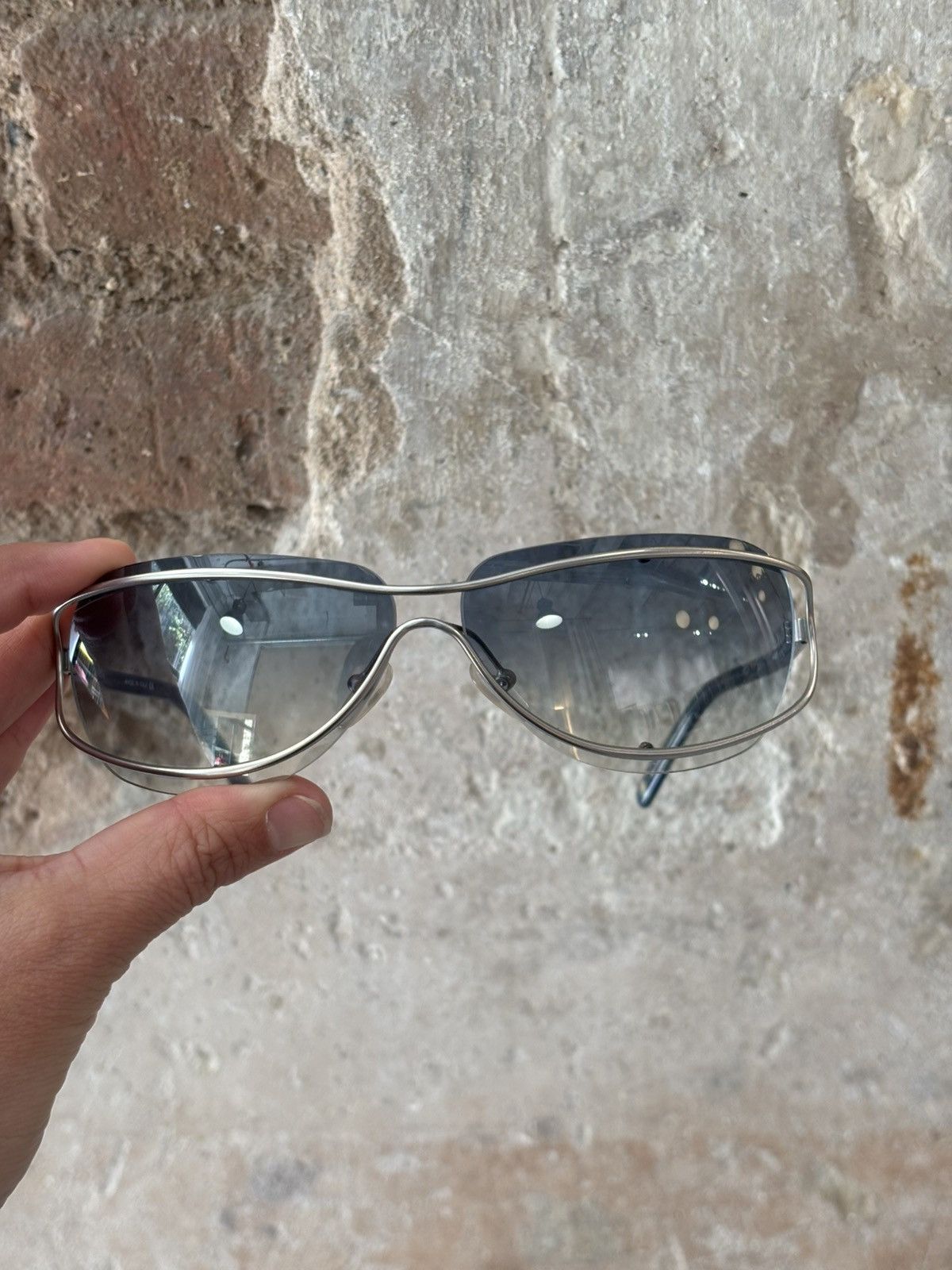 Vintage Chanel Sunglasses 4027 Logo Rimless Vintage Size ONE SIZE - 2 Thumbnail