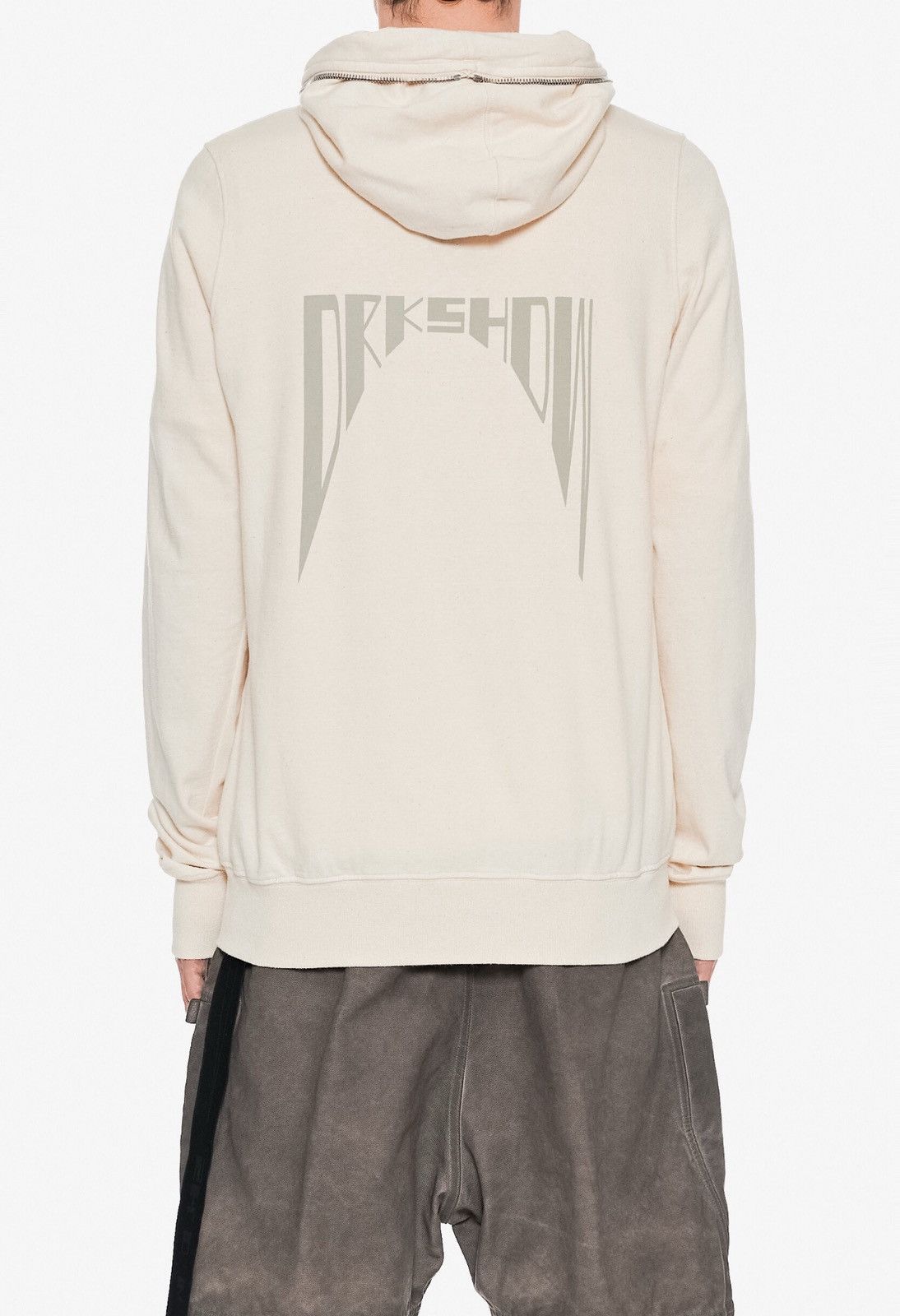 Rick Owens Drkshdw Last Rick Owens Drkshdw Jumbo Gimp Logo Back Hoodie Size US XL / EU 56 / 4 - 1 Thumbnail