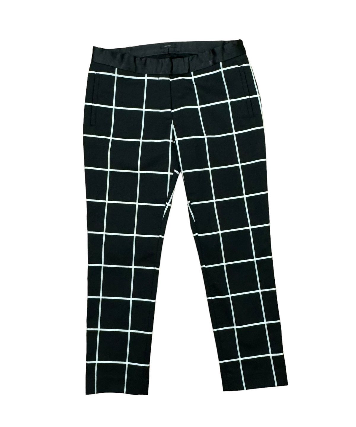Joseph Joseph Cropped Slim Pants Checkered Wool-Polyester size 36 Size 26" / US 2 / IT 38 - 7 Thumbnail