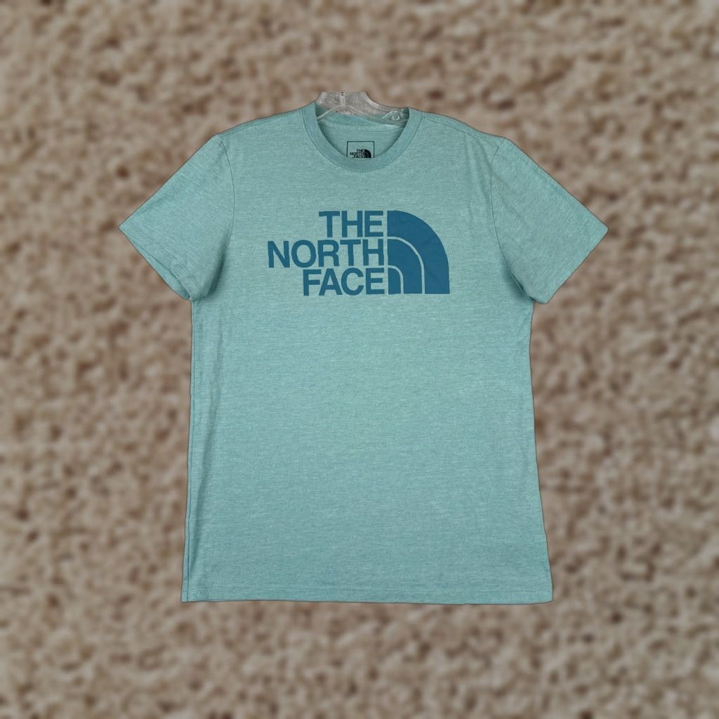 The North Face The North Face Shirt Men Medium Blue Short Sleeve Crew Neck Cotton Poly Blend Size US M / EU 48-50 / 2 - 1 Thumbnail