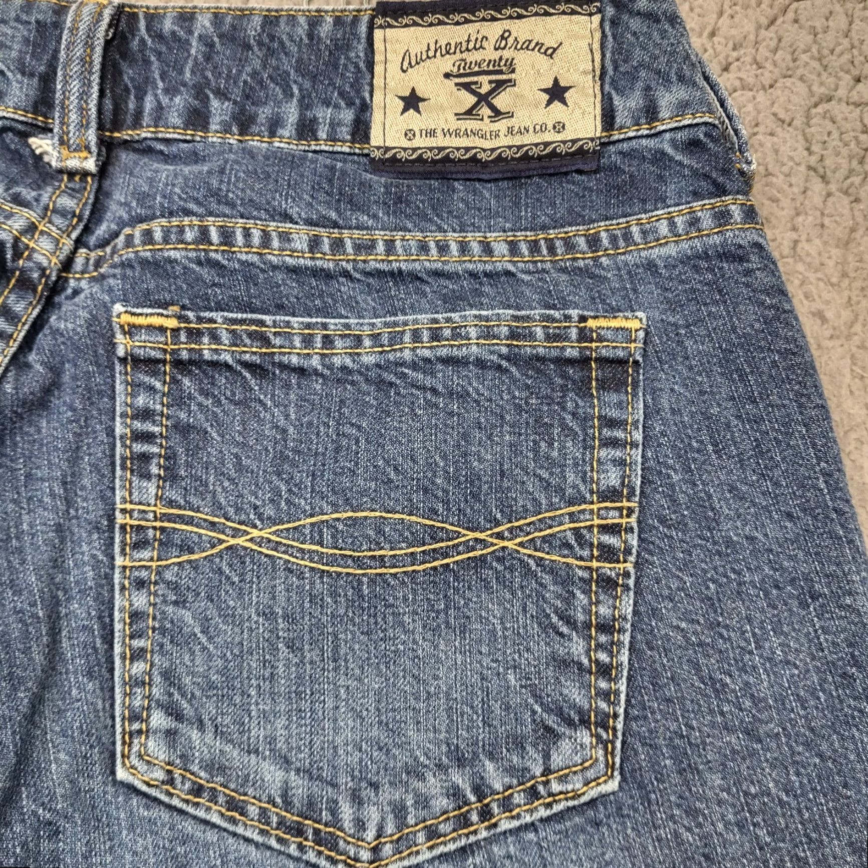 Denime Twenty X Jackson Jeans Women's Size 9/10 X 32 Blue Denim Boot Cut Western Cowboy Southwestern Modern American Rugged Jeans Size 30" / US 8 / IT 44 - 4 Thumbnail