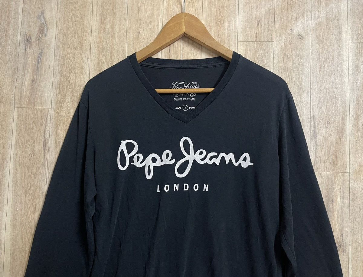 Pepe Jeans Pepe Jeans T shirt Body Fit Stretch S fit M Black Spellout Size US M / EU 48-50 / 2 - 3 Thumbnail