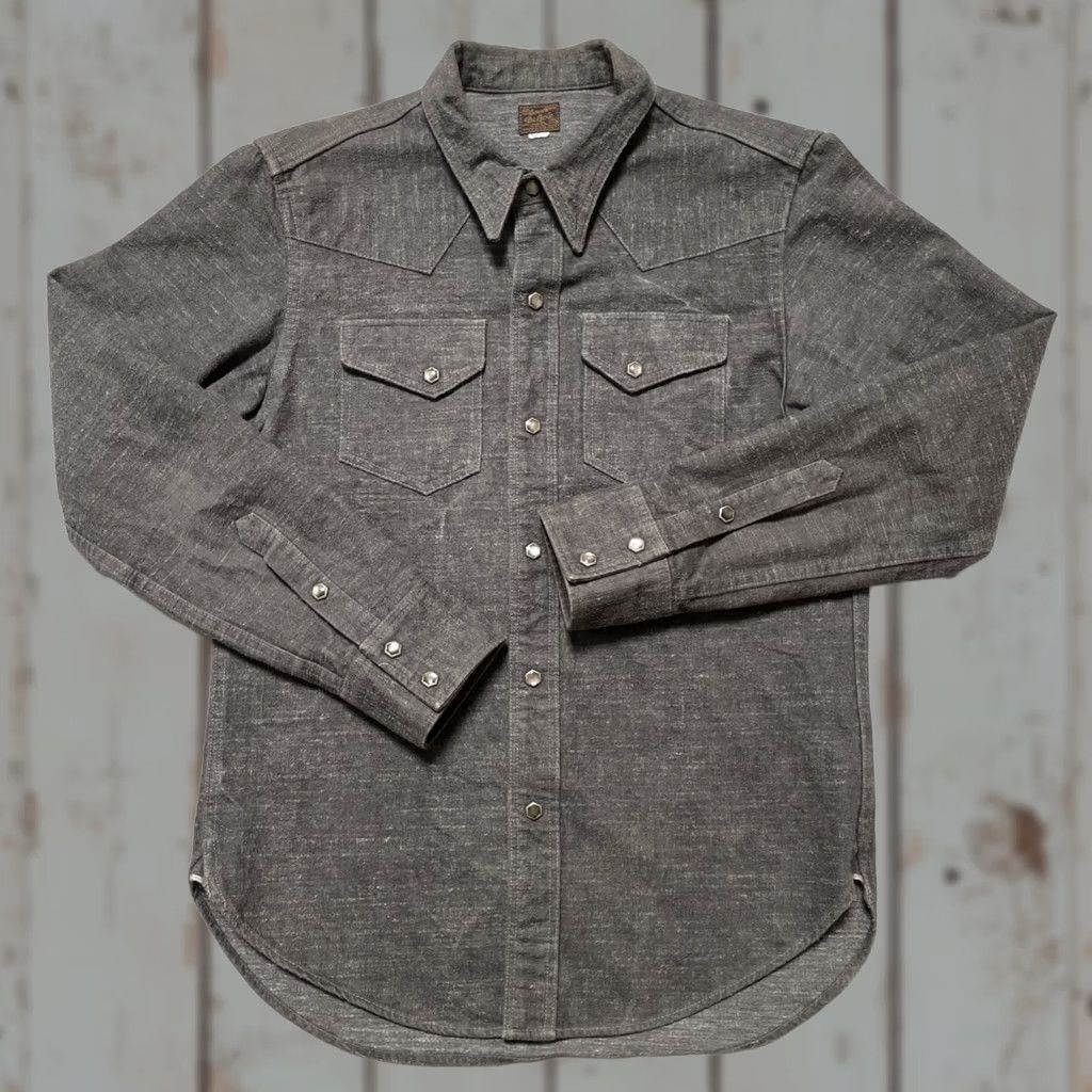 Deluxeware DeLuxeWare Rodeo Western Cotton/Wool Selvedge Snap Button Shirt Made Japan M Size US M / EU 48-50 / 2 - 1 Thumbnail
