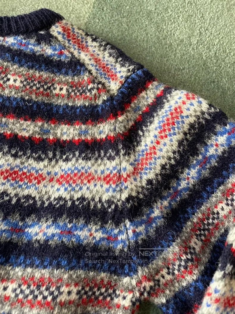 Other Junya Watanabe Wool multi-color handmade flower knitted sw Size US S / EU 44-46 / 1 - 5 Thumbnail
