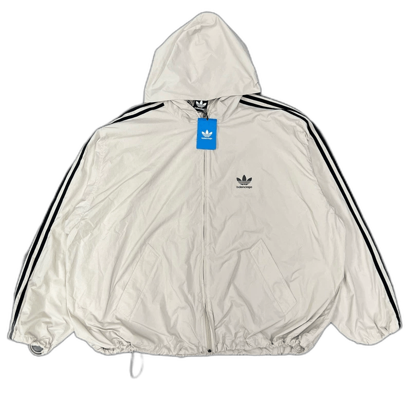 Balenciaga Balenciaga Adidas Beige Striped Jacket Size US S / EU 44-46 / 1 - 1 Thumbnail