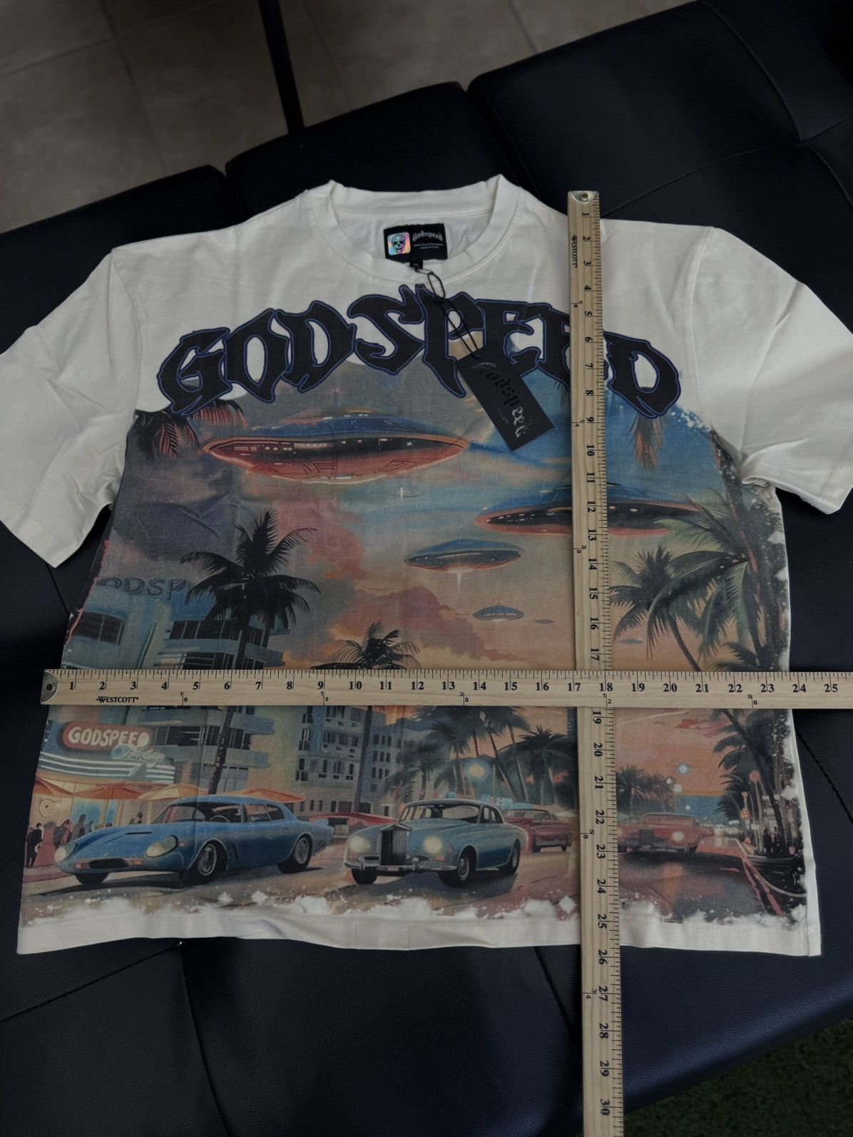 Godspeed Godspeed UFO Miami Tee Shirt Size XL (NEW) Size US XL / EU 56 / 4 - 6 Thumbnail