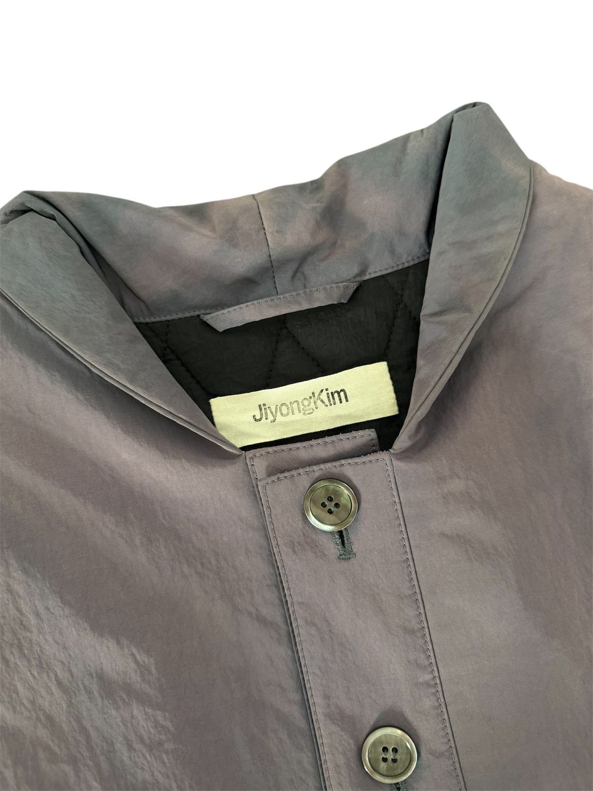 JiyongKim AW22 Jiyongkim Pleated Shawl Collar Cargo Jacket size L Size US L / EU 52-54 / 3 - 4 Thumbnail