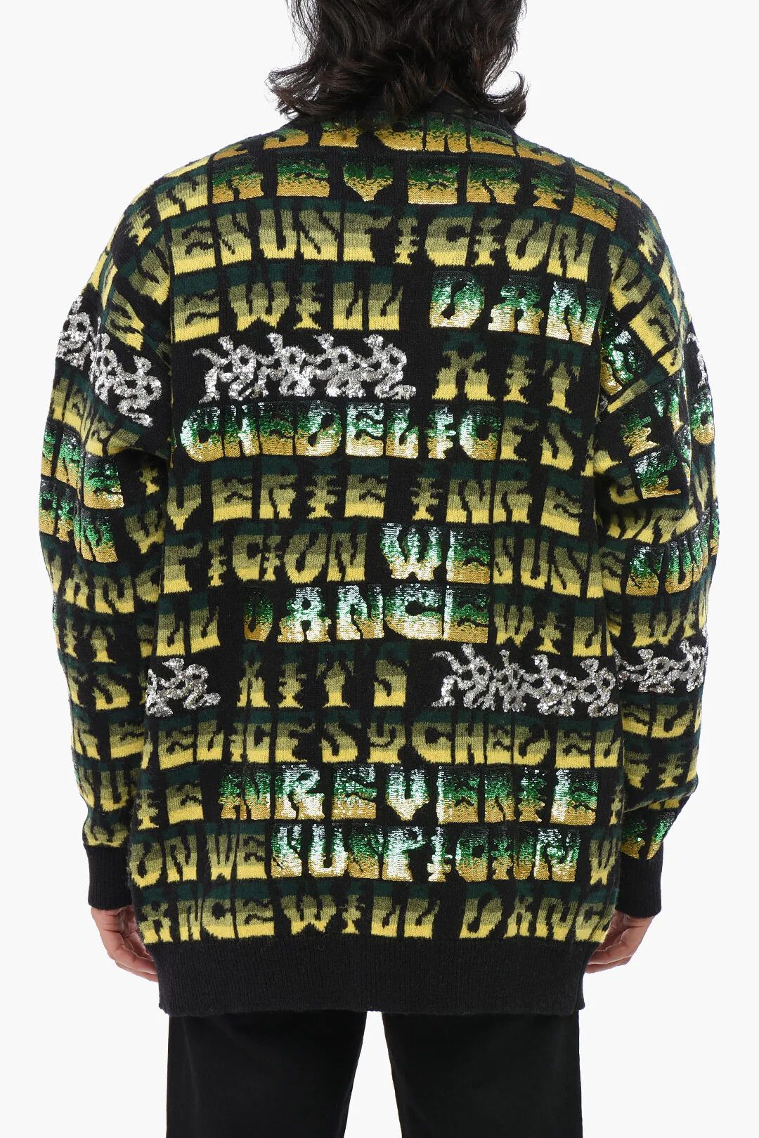 Celine og1mm0426 Wool Cardigan in Multicolor Size US M / EU 48-50 / 2 - 2 Thumbnail