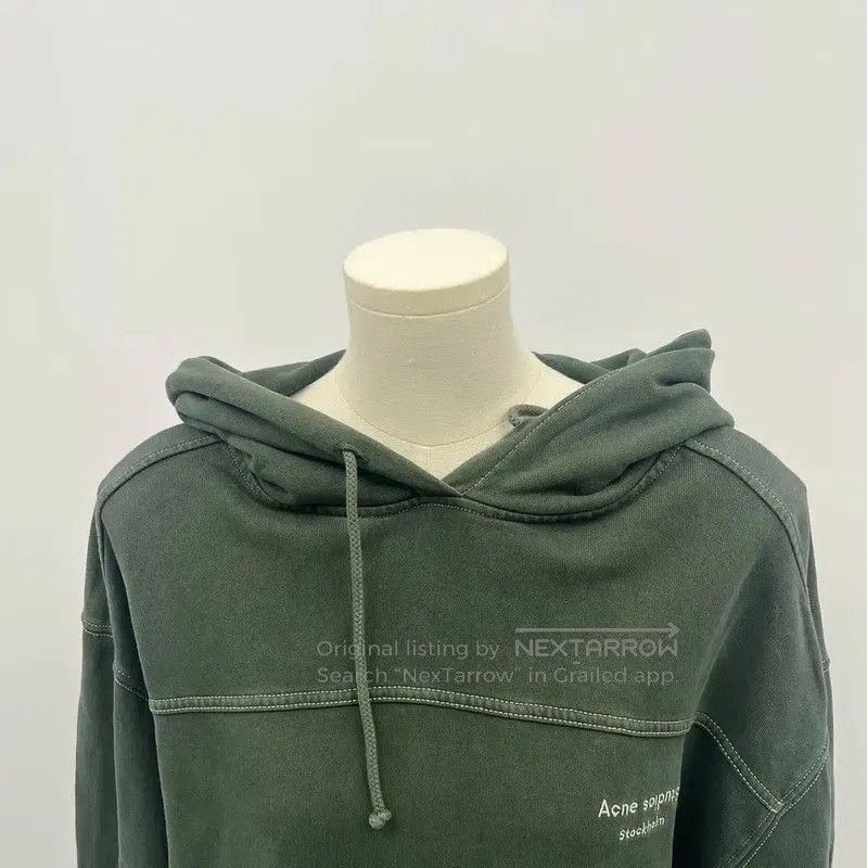 Acne Studios Acne Studios Green Cotton Men's Hoodie. Size US S / EU 44-46 / 1 - 2 Thumbnail
