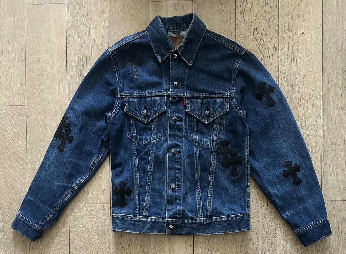 Chrome Hearts chrome hearts denim patches jacket Size XS / US 0-2 / IT 36-38 - 1 Thumbnail