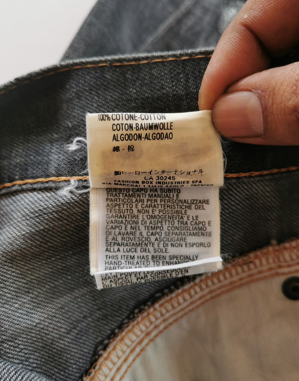Replay Replay Rugged Vintage Washed Black Straight Fit Y2K Denim Size US 31 - 9 Thumbnail