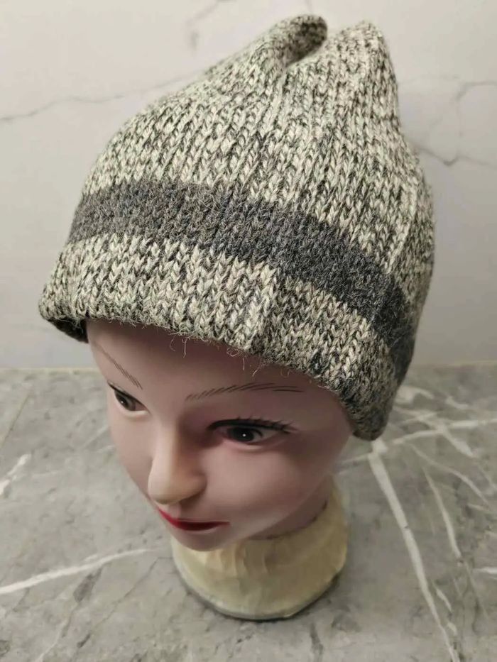 Vintage Vintage Unknown Wool Made In Usa Snowcap Beanie Size ONE SIZE - 3 Thumbnail