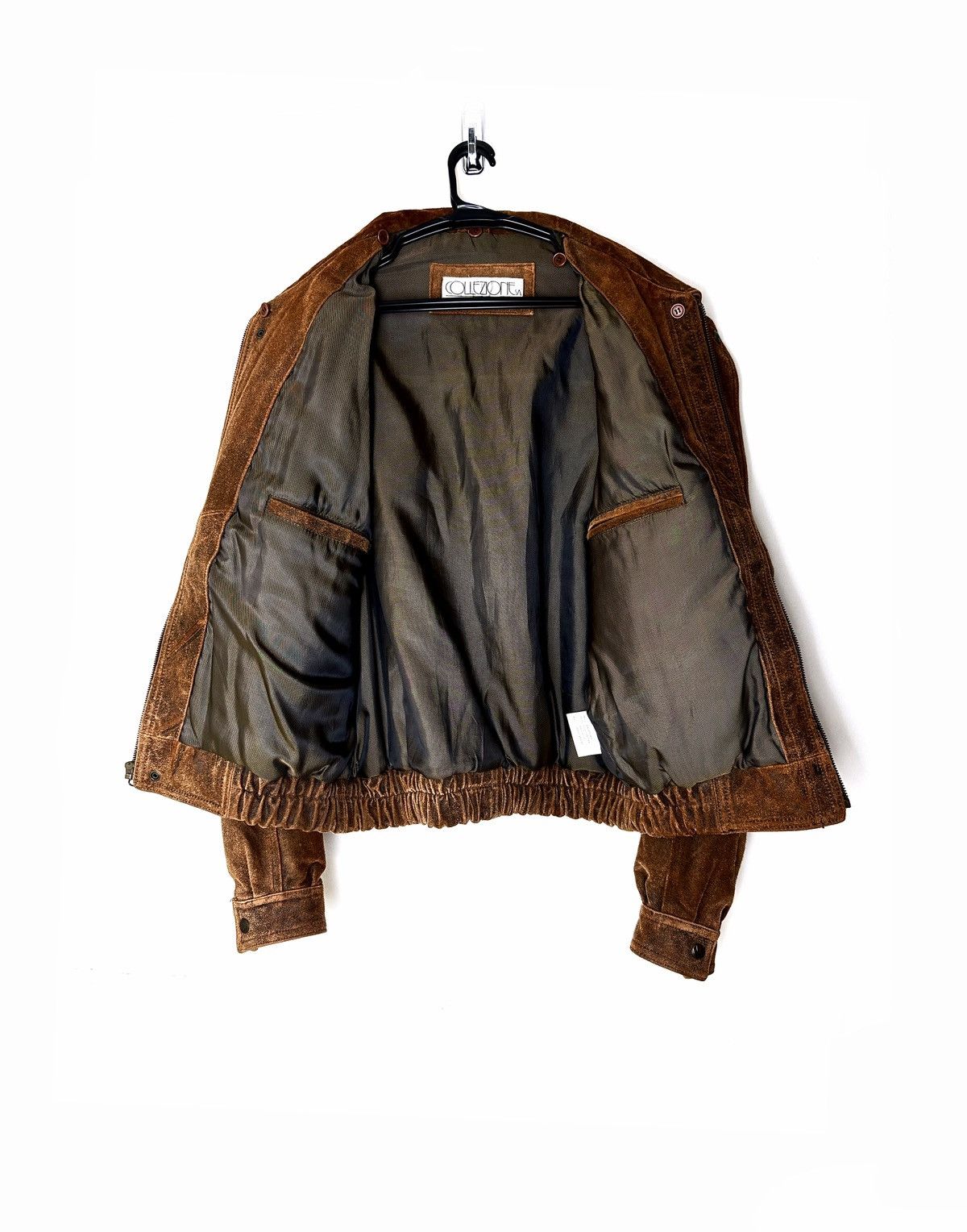 Genuine Leather Collezione Distressed Suede Leather Jacket Size US M / EU 48-50 / 2 - 4 Thumbnail