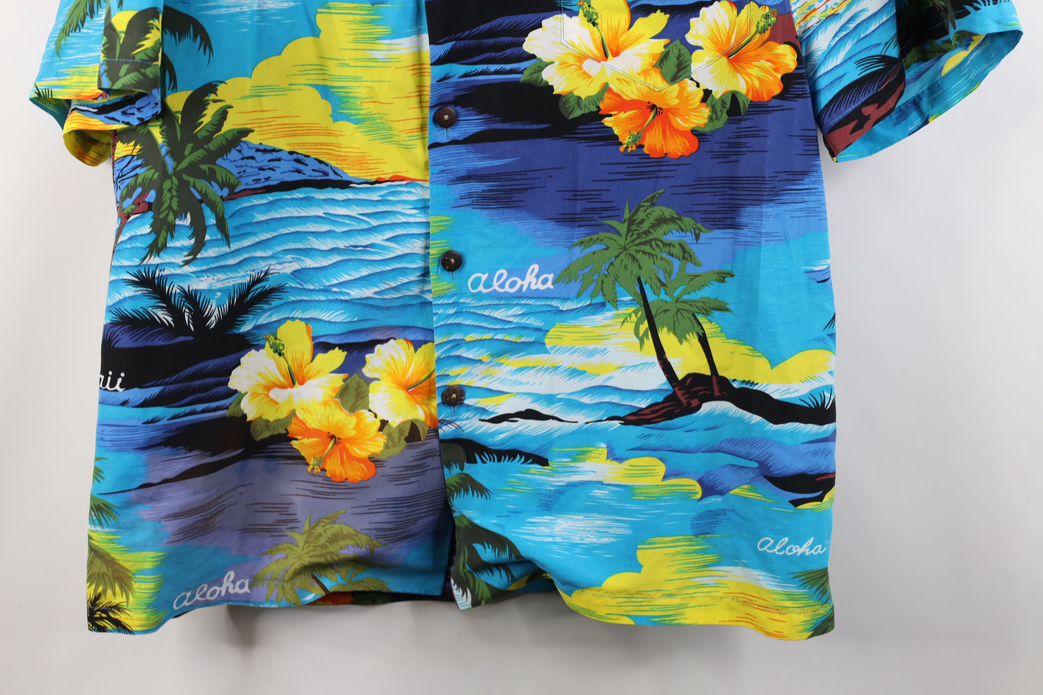 Vintage Vintage 90s Streetwear Luau Beach Hawaiian Button Shirt USA Size US XXL / EU 58 / 5 - 3 Thumbnail