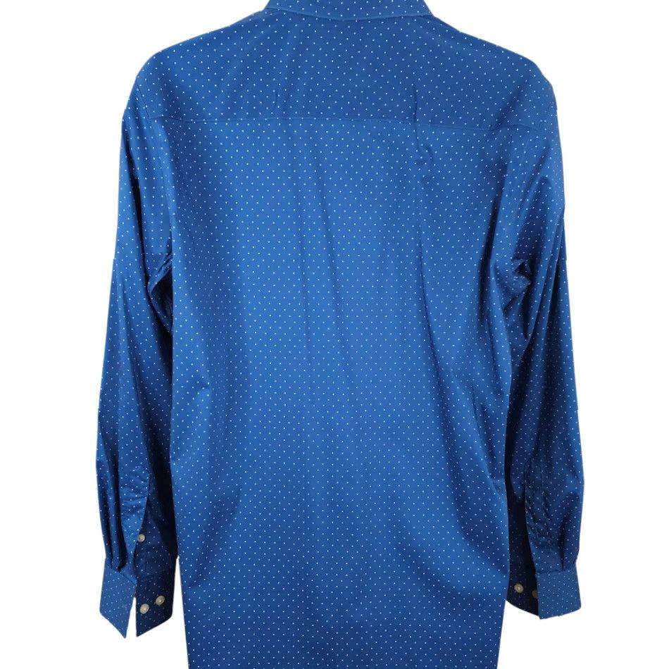 Van Heusen **Van Heusen Mens Medium Blue Polka Dot Flex Shirt** User: Van Heusen Mens Medium Blue Polka Dot Flex Shirt Size US M / EU 48-50 / 2 - 4 Thumbnail
