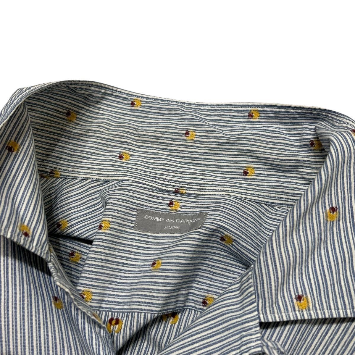 Comme des Garcons 556 01SS 00s Comme Des Garcons Homme shirt jacket men blue Size US S / EU 44-46 / 1 - 11 Thumbnail