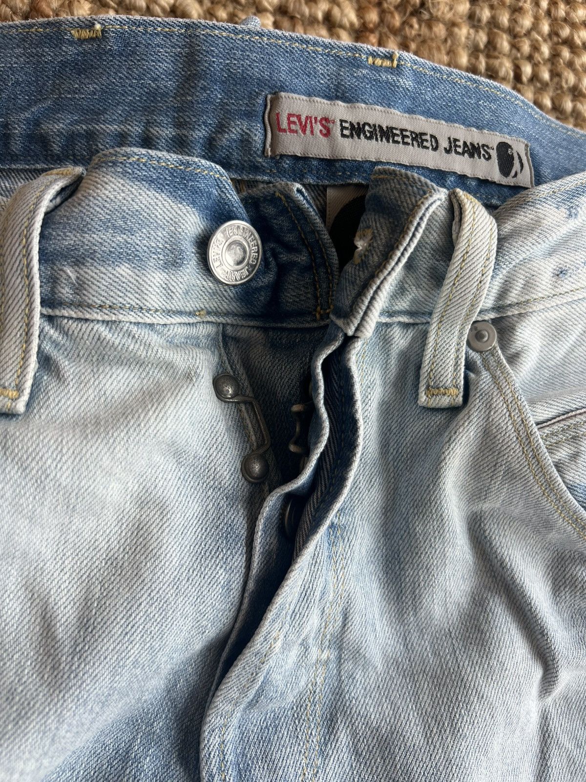 Levi's Levis Engineered Jeans Buckle Back Tag W31 Actual 32x32.5 Size US 31 - 5 Thumbnail