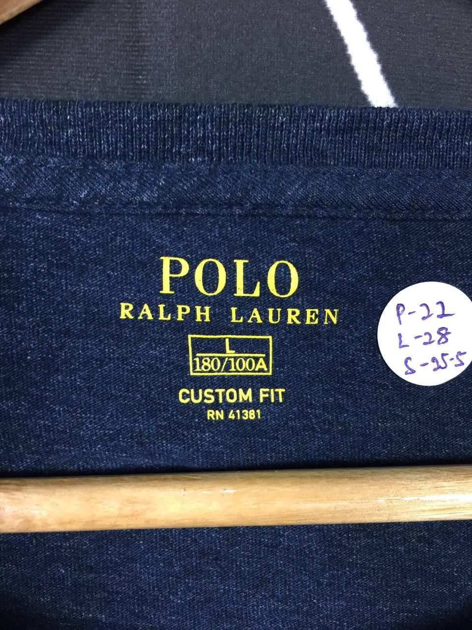 Polo Ralph Lauren × Vintage Polo Ralph Lauren Small Logo Custom Fit Longsleeve Tee Size US L / EU 52-54 / 3 - 10 Thumbnail