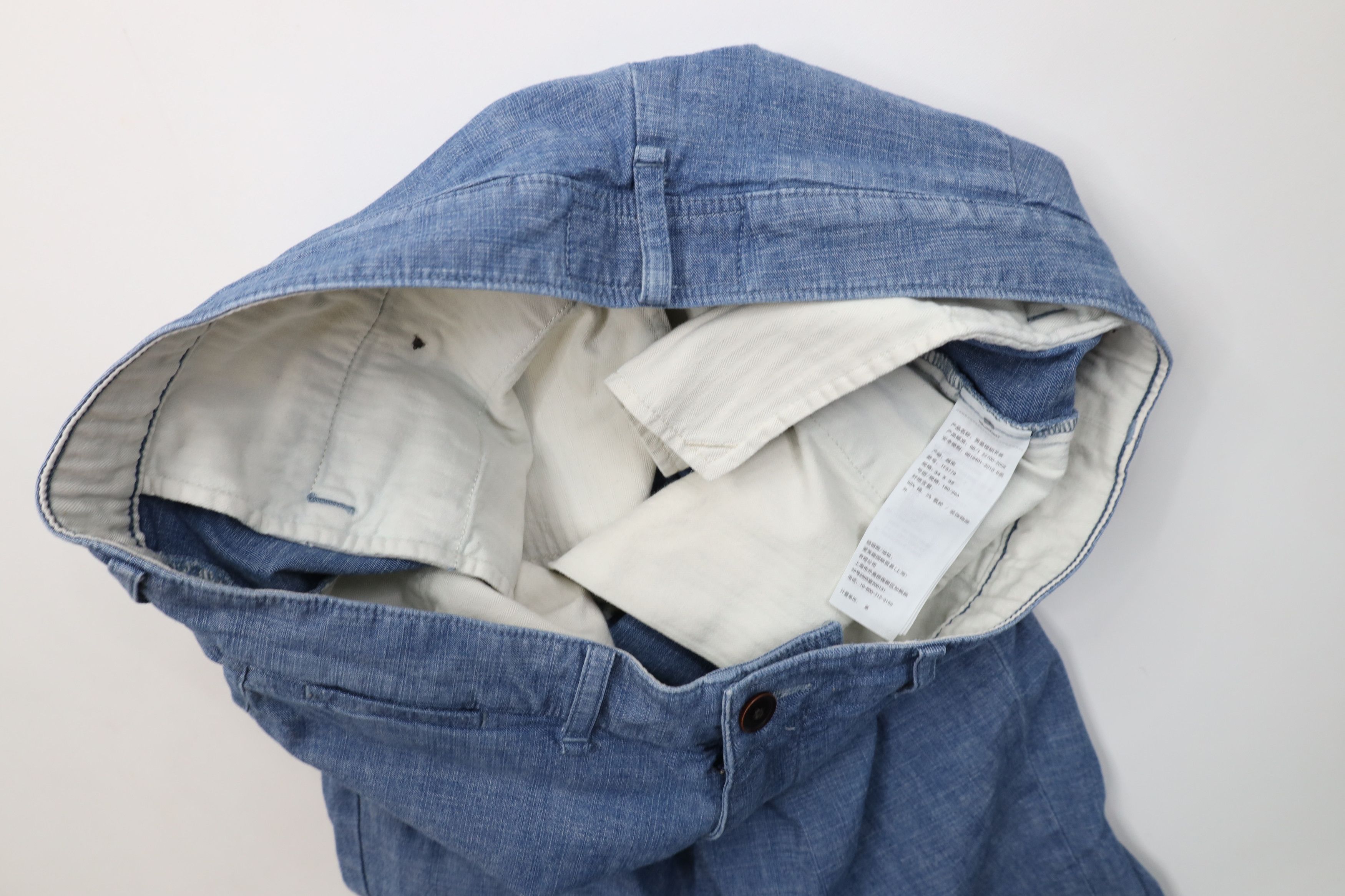 Abercrombie & Fitch Vintage Y2K Abercrombie & Fitch Langdon Slim Fit Pants Blue Size US 34 / EU 50 - 7 Thumbnail